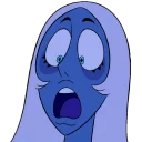 😱 emoji Blue Diamond Telegram sticker 7 of 15