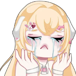 😢 emoji Черничка Telegram sticker 16 of 19