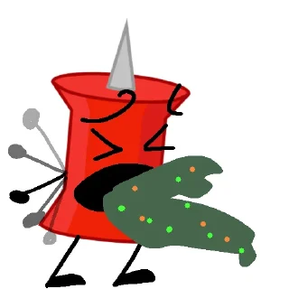 🤮 emoji BFDI StickerPack Telegram sticker 9 of 23