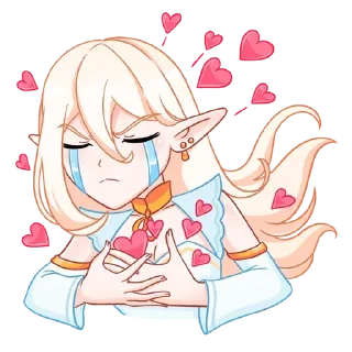 Sticker from Айрис @anime_stickerr