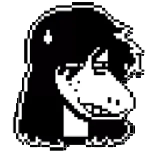 🤫 emoji Deltarune Telegram sticker 7 of 12