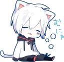 😴 emoji Mafumafu Sticker (cat) :: @line_stickers Telegram sticker 21 of 80