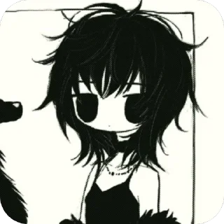 🫥 emoji 𝑔𝑜𝑡ℎ𝑖𝑐 𝑝𝑟𝑖𝑛𝑐𝑒𝑠𝑠🖤 Telegram sticker 5 of 91