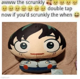 Sticker from izuku being silly for forever