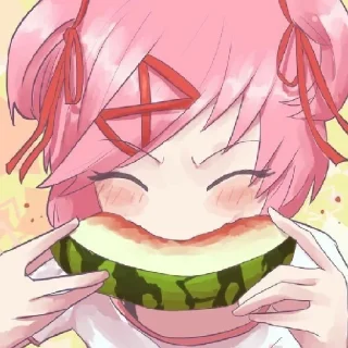 😄 emoji Нацуки Telegram sticker 9 of 34