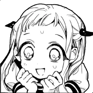 😰 emoji Toilet-bound Hanako-kun Telegram sticker 12 of 18