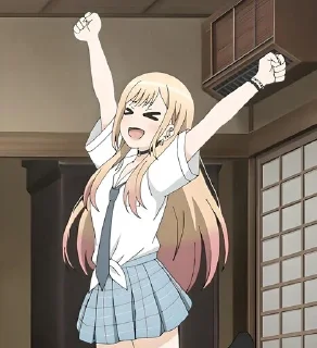 🥳 emoji Тянки @anime_stickerr Telegram sticker 8 of 20