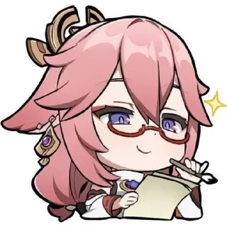 Sticker from ☆꙳ yae miko ꙳☆
