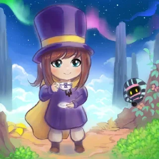☕ emoji A Hat In Time Memes Telegram sticker 18 of 114