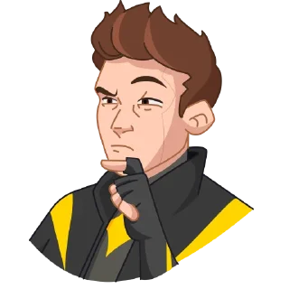 🤔 emoji Mood: POCO Telegram sticker 2 of 12