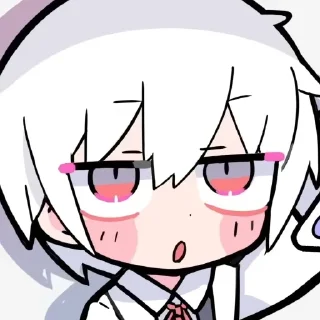 😑 emoji mafumafu @fiveforstickers Telegram sticker 24 of 120