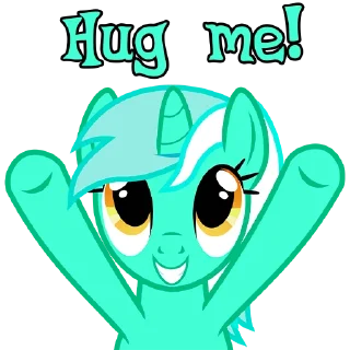 🤗 emoji I'm Lyra | by @Ha1Gud Telegram sticker 18 of 30