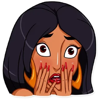 😱 emoji Disney @TVstickers Telegram sticker 6 of 78