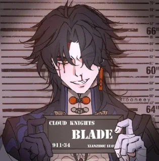 🐾 emoji blade @arts_hsr Telegram sticker 14 of 75