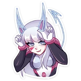 😈 emoji Рейра без надписей Telegram sticker 7 of 48