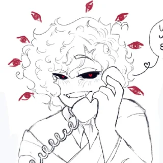 ♥️ emoji Watcher Wally!! ꨄ︎ @dyxovk_quasar Telegram sticker 9 of 116