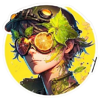 🍋 emoji MJ.Hum.LemonSticks Telegram sticker 8 of 32