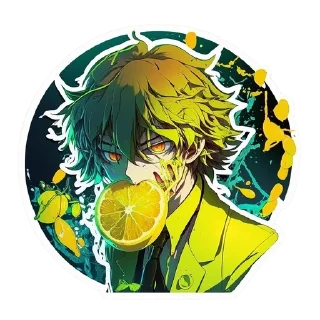 🍋 emoji MJ.Hum.LemonSticks Telegram sticker 6 of 32