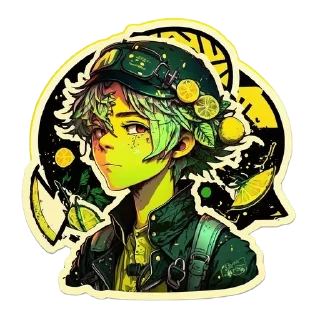 🍋 emoji MJ.Hum.LemonSticks Telegram sticker 2 of 32