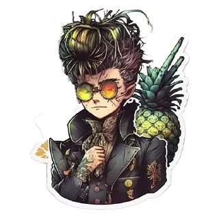 🍍 emoji MJ.Hum.AnanasSticks Telegram sticker 11 of 48