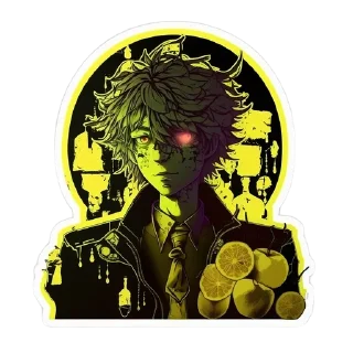 🍋 emoji MJ.Hum.LemonSticks Telegram sticker 7 of 32