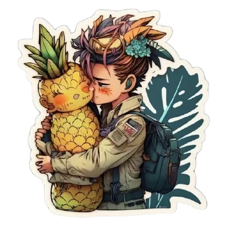 🍍 emoji MJ.Hum.AnanasSticks Telegram sticker 15 of 48