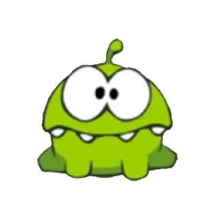 😐 emoji Om Nom Telegram sticker 21 of 30