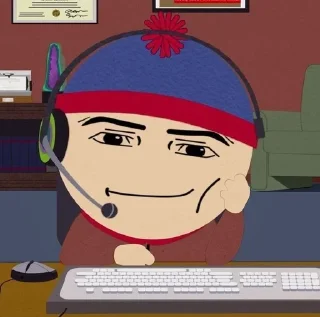 Sticker from south park