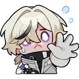 😅 emoji Honkai: Star Rail Telegram sticker 17 of 26
