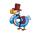 👋 emoji Donnie Dodo Telegram sticker 5 of 20