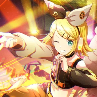 Sticker from Rin Kagamine @zxawdz