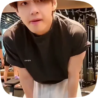 🫠 emoji taehyung Telegram sticker 2 of 38