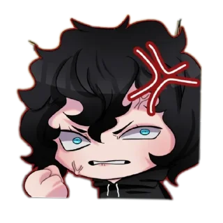 😡 emoji Robin Telegram sticker 10 of 12