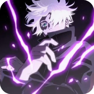 🌟 emoji годжо -> @animebotsa Telegram sticker 24 of 50