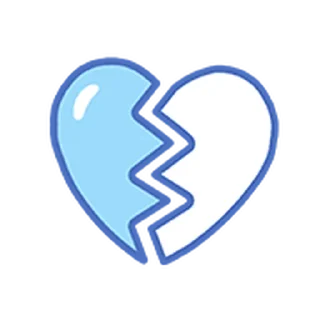 ⭐ emoji lignt blue girl emoji @xkysluv Telegram sticker 8 of 40