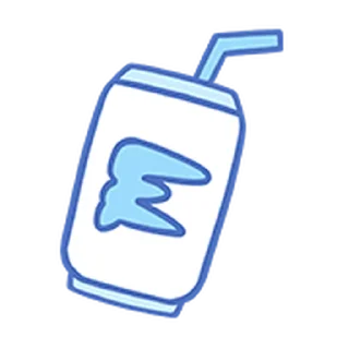 ⭐ emoji lignt blue girl emoji @xkysluv Telegram sticker 6 of 40