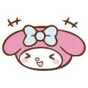 😝 emoji @kotletovvemoji | My Melody Telegram sticker 14 of 40