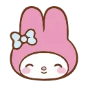 ☺️ emoji @kotletovvemoji | My Melody Telegram sticker 11 of 40