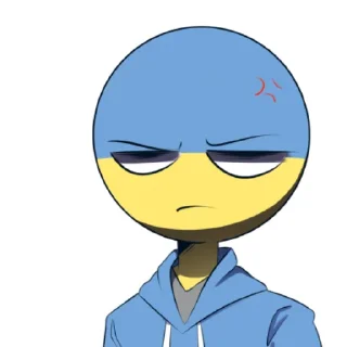 🇺🇦 emoji 𝙐𝙠𝙧𝙖𝙞𝙣𝙚 @country_humans_stickersQwQ Telegram sticker 17 of 52