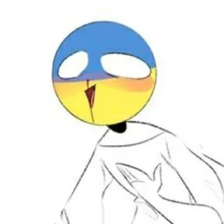 🇺🇦 emoji 𝙐𝙠𝙧𝙖𝙞𝙣𝙚 @country_humans_stickersQwQ Telegram sticker 14 of 52