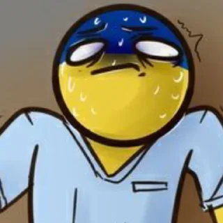 🇺🇦 emoji 𝙐𝙠𝙧𝙖𝙞𝙣𝙚 @country_humans_stickersQwQ Telegram sticker 12 of 52