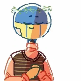 🇺🇦 emoji 𝙐𝙠𝙧𝙖𝙞𝙣𝙚 @country_humans_stickersQwQ Telegram sticker 23 of 52