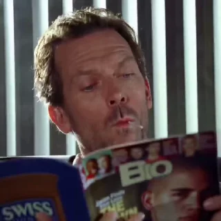 💊 emoji Gregory House | @pmzstickers Telegram sticker 8 of 55