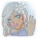😔 emoji Gyaru Telegram sticker 21 of 35