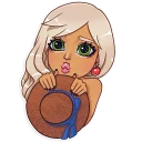 🙏 emoji Gyaru Telegram sticker 8 of 35