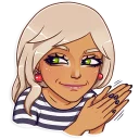 😏 emoji Gyaru Telegram sticker 15 of 35