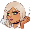🙄 emoji Gyaru Telegram sticker 9 of 35