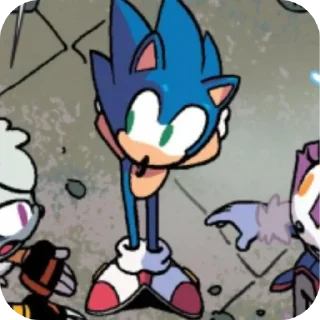 😯 emoji Sonic from IDW comics Telegram sticker 8 of 20