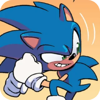 🥴 emoji Sonic from IDW comics Telegram sticker 20 of 20