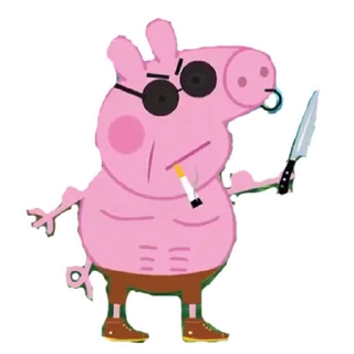 🔪 emoji My Little Pigs Telegram sticker 24 of 30